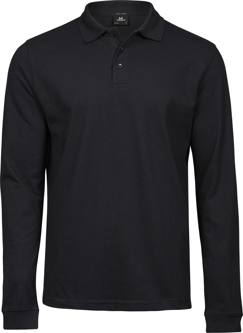 Herren Stretch Polo langarm