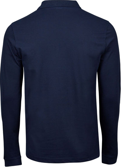 Herren Stretch Polo langarm