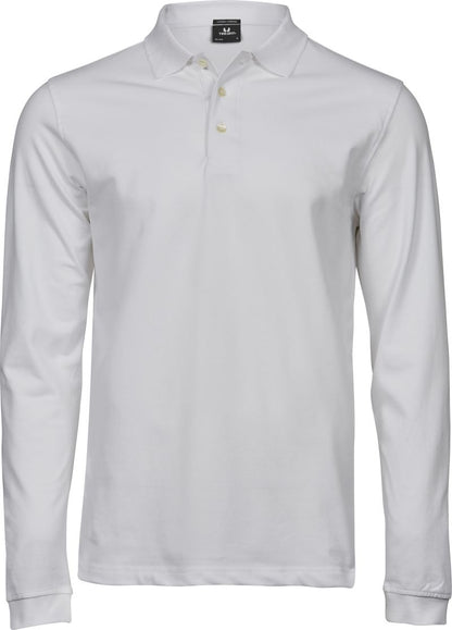 Herren Stretch Polo langarm
