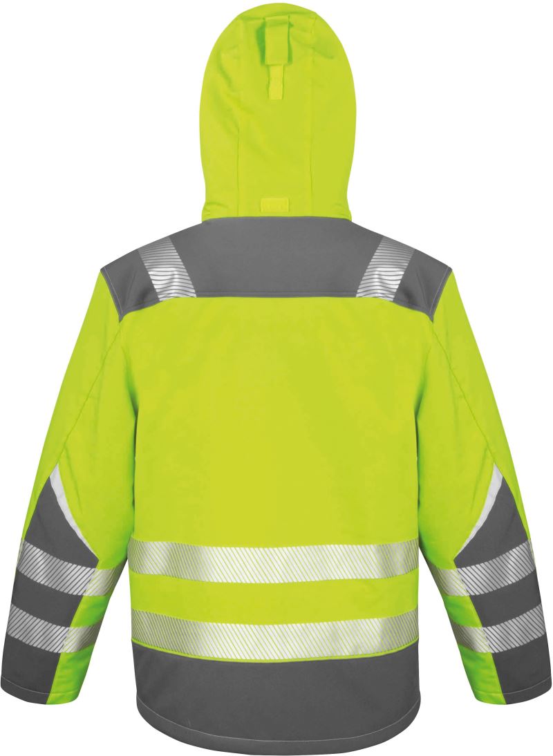 Reflektierende Softshell Kapuzenjacke