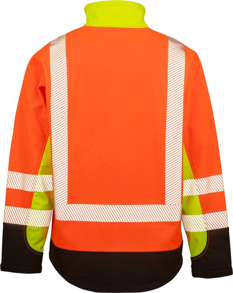 3-Lagen Sicherheits Softshell Jacke 300g/m²