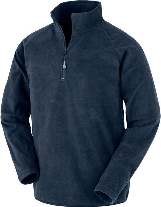 Microfleece Pullover mit 1/4 Zip 165g/m²