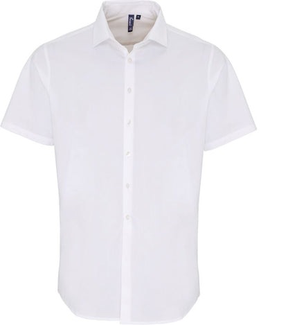 Hemd kurzarm Baumwolle Stretch